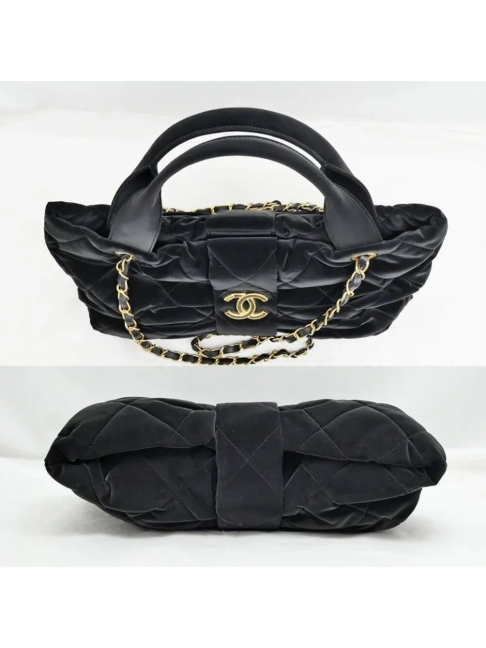Chanel Bow Bag Chain Shoulder Hand